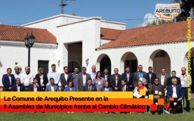 AREQUITO PRESENTE EN LA II ASAMBLEA NACIONAL DE INTENDENTES FRENTE AL  CAMBIO CLIMÁTICO.