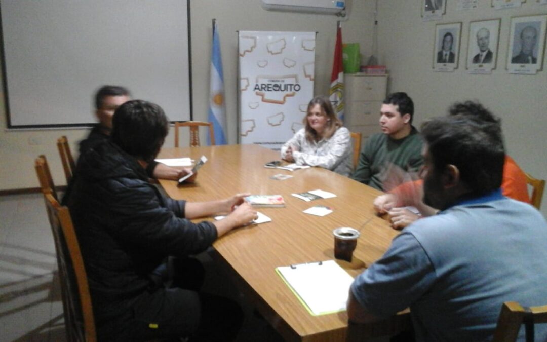 Reunión de coordinación de producción sustentable de alimentos.