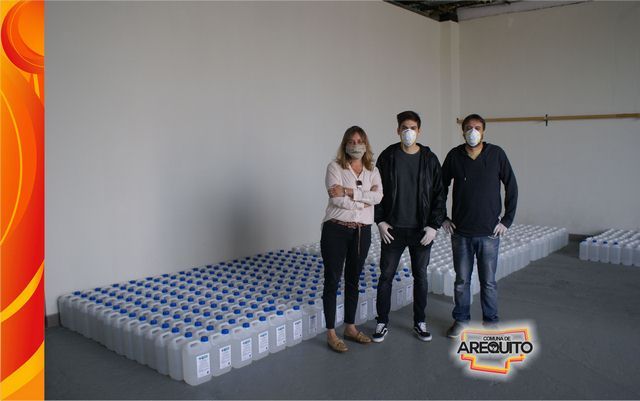 5000 Litros de alcohol para Arequito y localidades vecinas