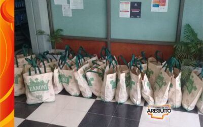 Entrega de ayuda alimentaria – Acción Social