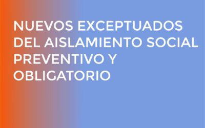 Ampliación de actividades exceptuadas