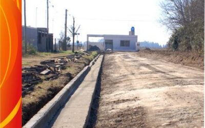 Ampliación del Cordón Cuneta en calle Chubut