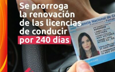 Prórroga en la Licencia de Conducir